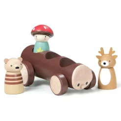 Wooden Timber Taxi