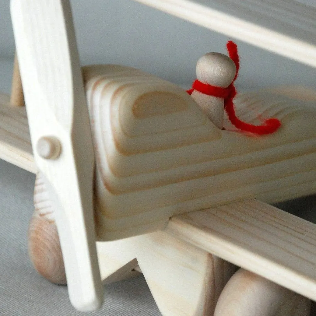 Wooden Toy Airplane