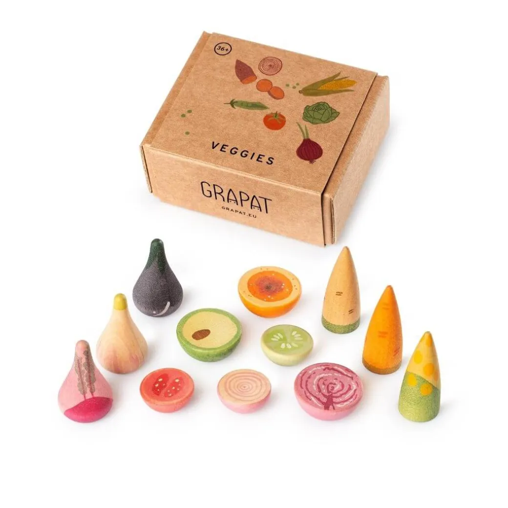 Wooden Veggies Play Set