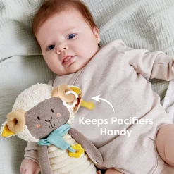 Woolbert the Ram Cuddly Baby Sensory Toy