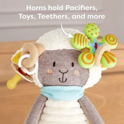 Woolbert the Ram Cuddly Baby Sensory Toy
