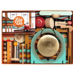 Zig & Go Wooden Music Building Game - 52 Piece Set